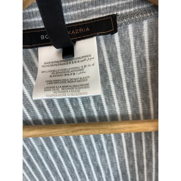 Bcbgmaxazria Angela wrap gray and white stripe size XXS - Picture 4 of 6